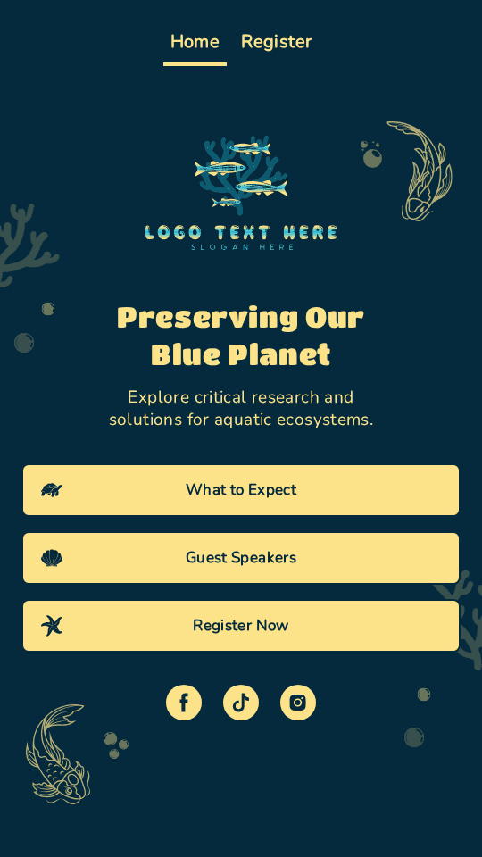 Aquatic Biodiversity Conference Link in Bio Preview