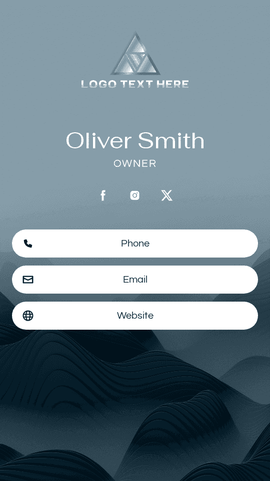 Generic Startup CEO Digital Business Card