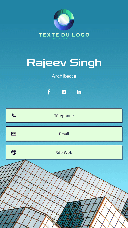 Designer CAO en architecture Digital Business Card