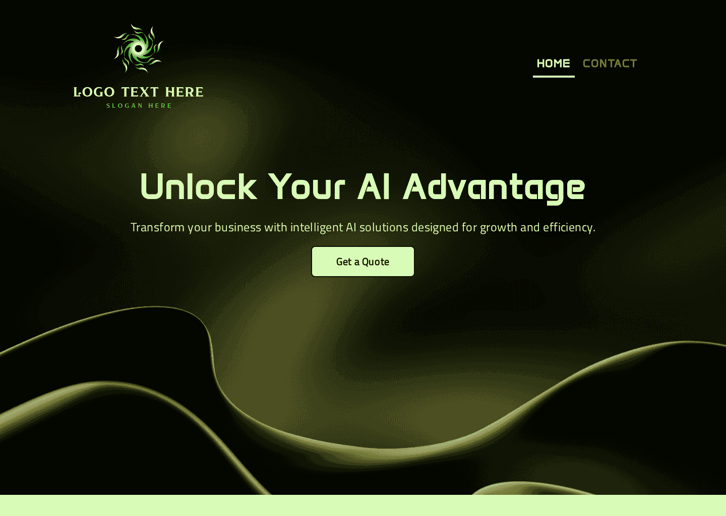 Technology Consultancy Service Website Preview