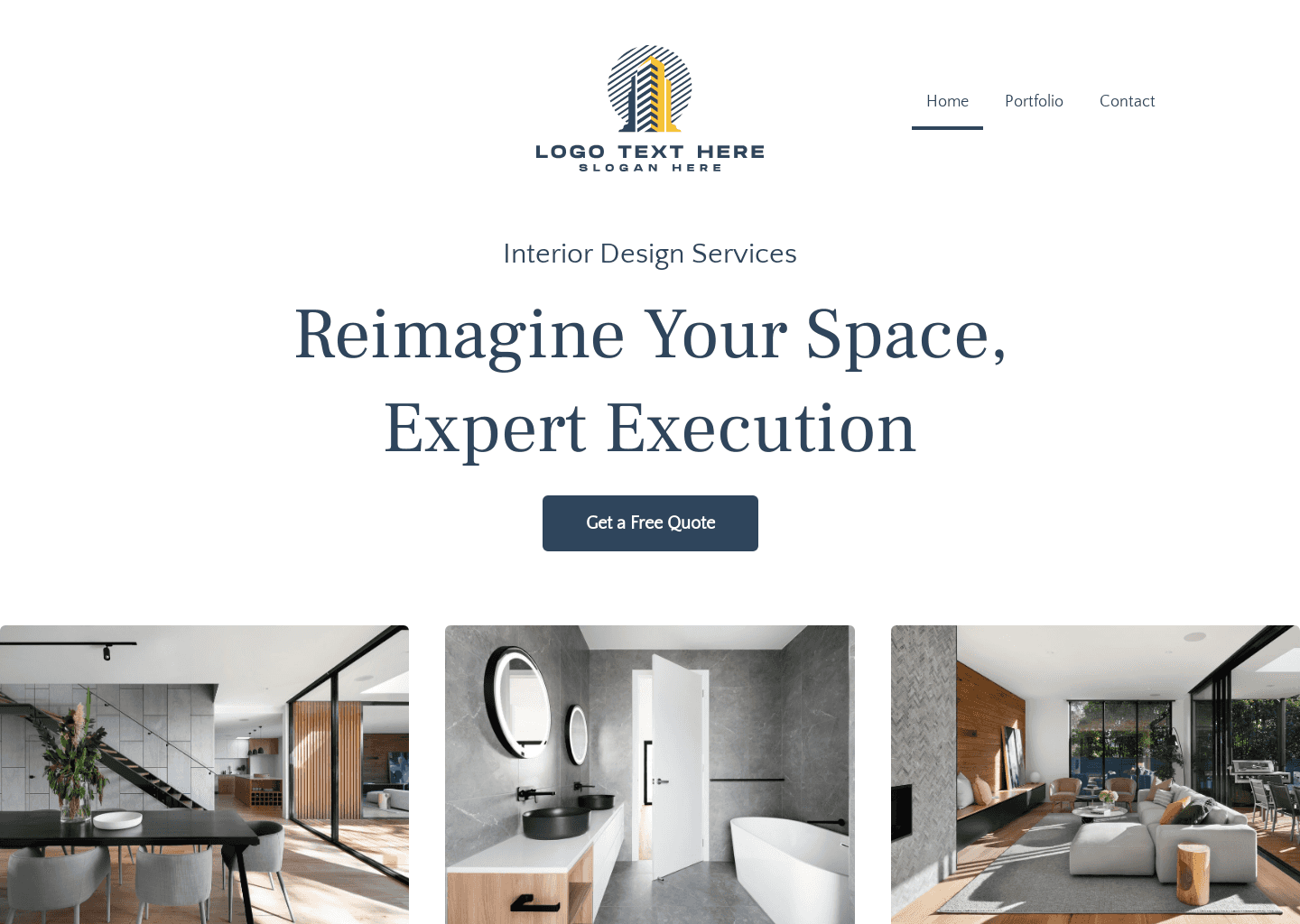 Expert Interior Designs Website