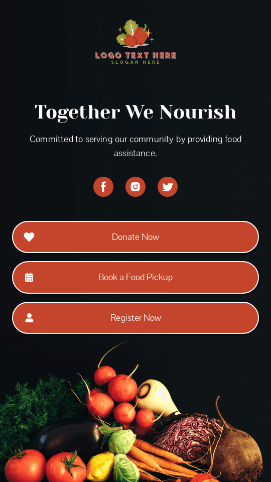 Local Food Pantry  Link in Bio