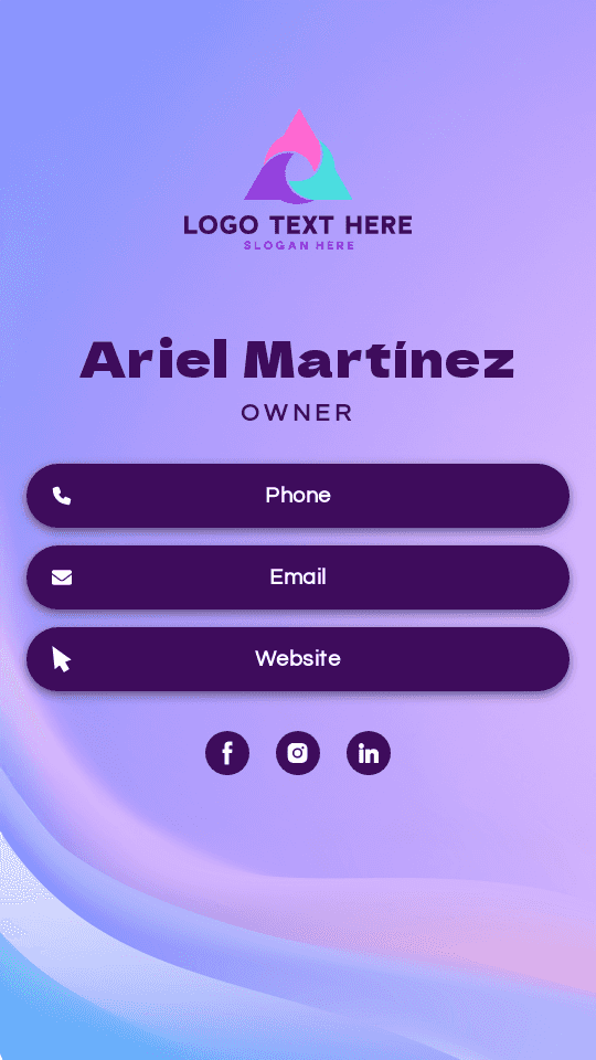 Business Agency Owner Digital Business Card Preview