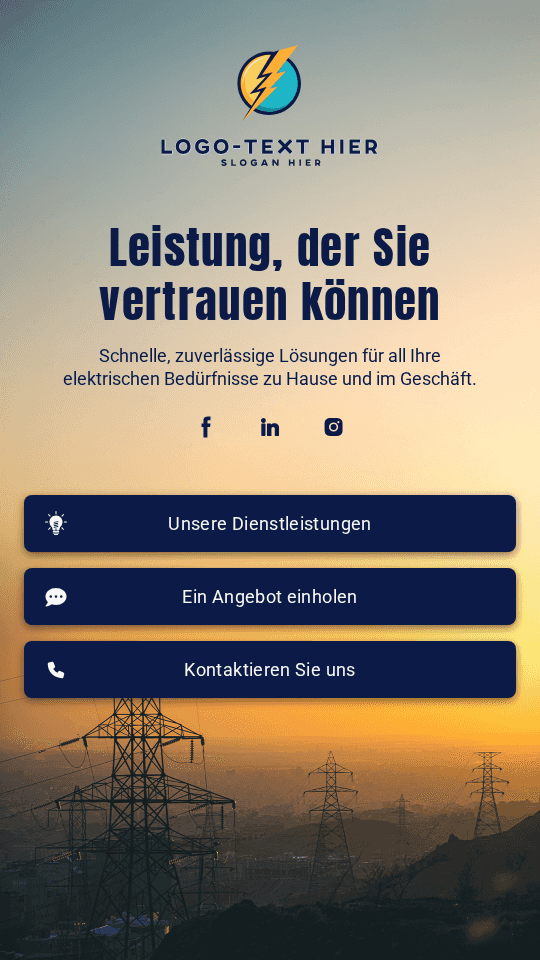 Elektrischer Reparaturservice Link in Bio