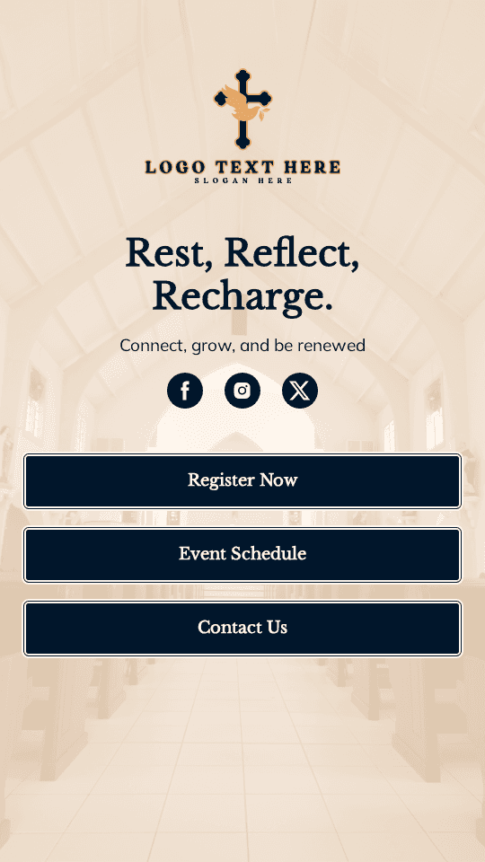 Church Ministry Retreat Link in Bio Preview