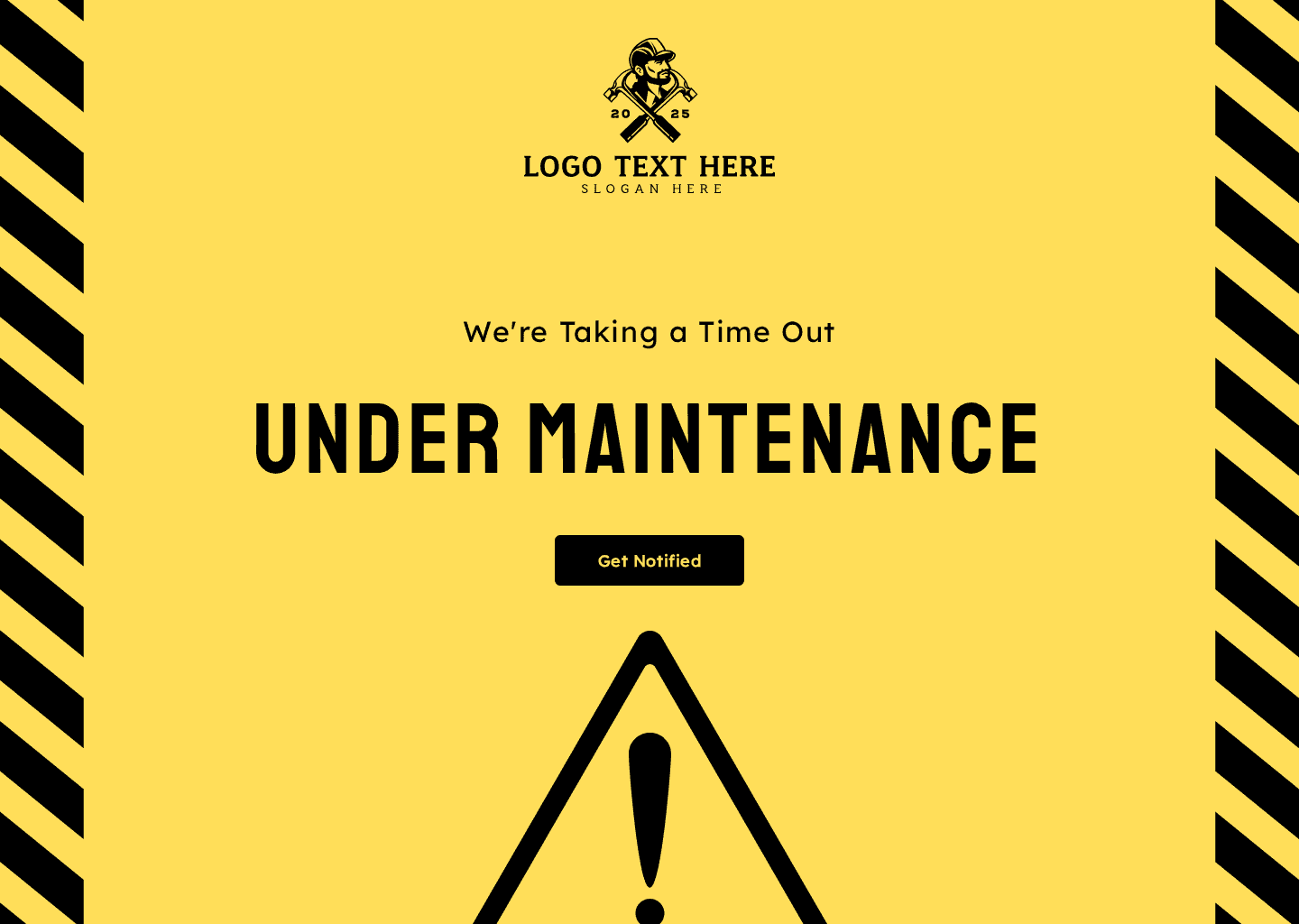 Simple Generic Maintenance Website Preview