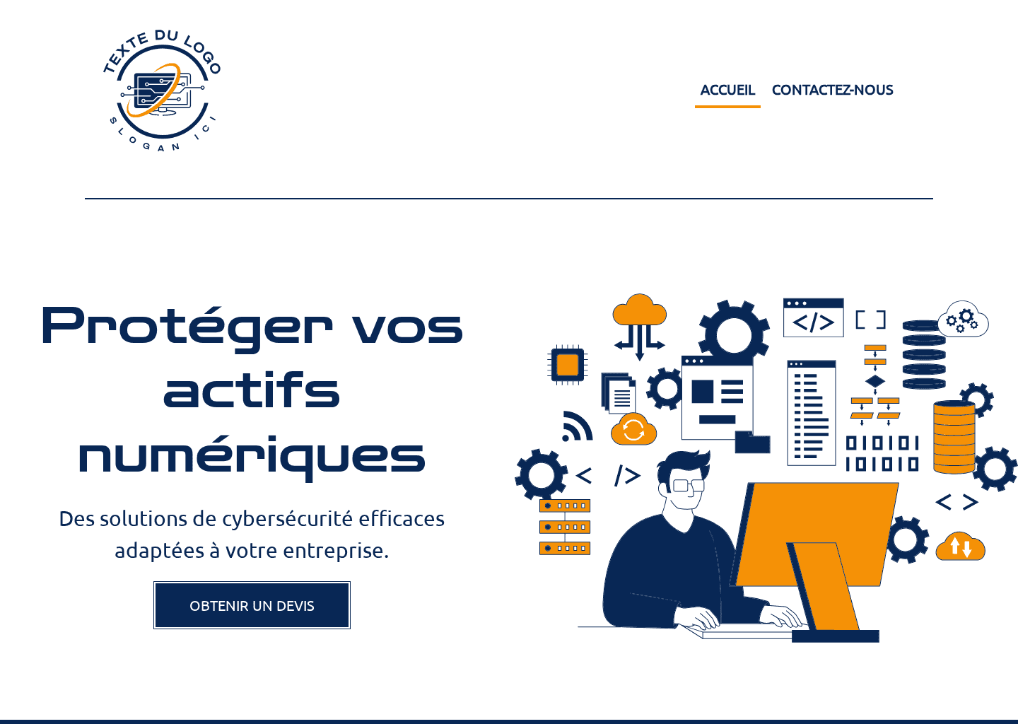 Solutions de données en cybersécurité Website Preview