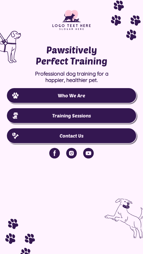 Dog Training Service Website