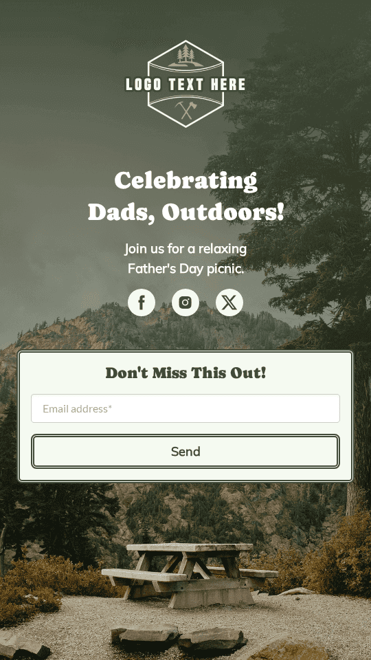 Fatherhood Outdoor Picnic Link in Bio Preview