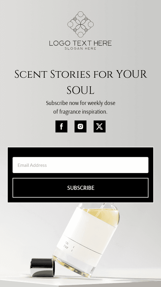 Fragrance Scent Newsletter Link in Bio Preview