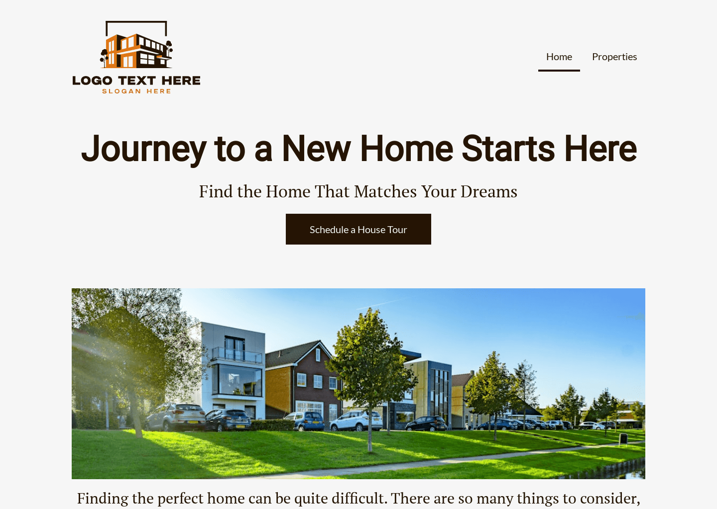 Real Estate Agency Website Preview