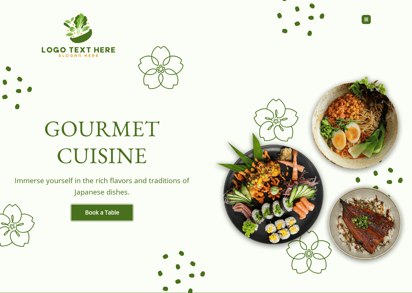 Savoring Japanese Cuisine Website