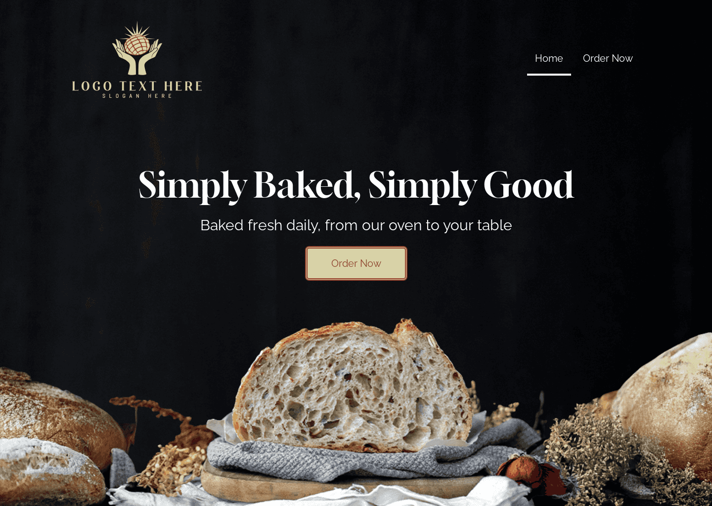Homemade Bread Bakery Website