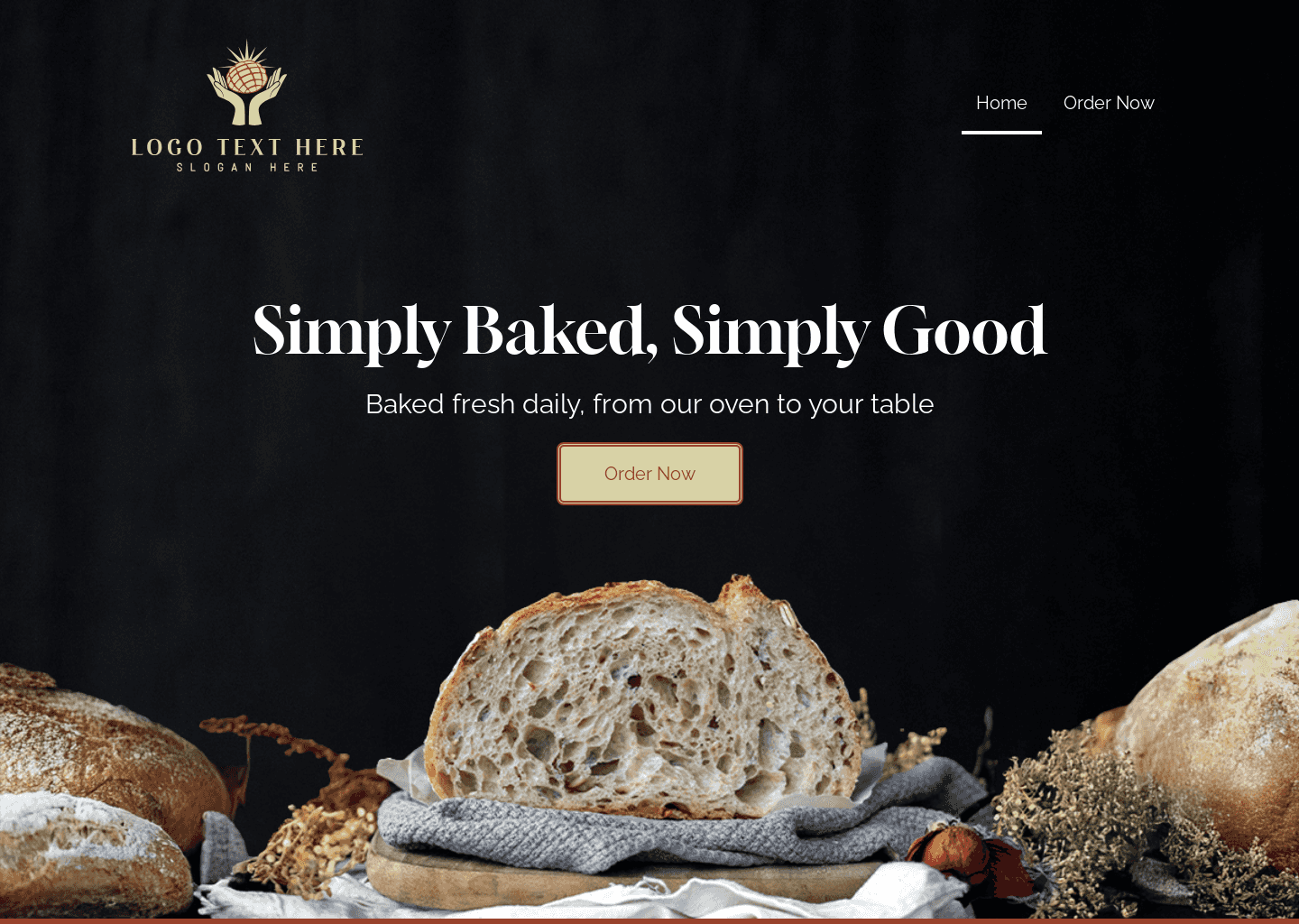 Homemade Bread Bakery Website