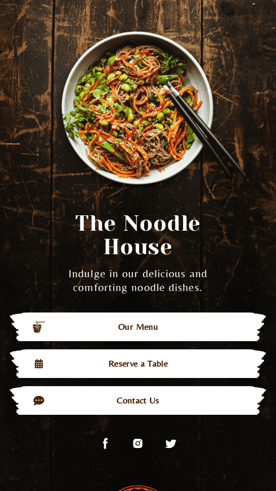 Gourmet Noodles Restaurant Link in Bio Preview
