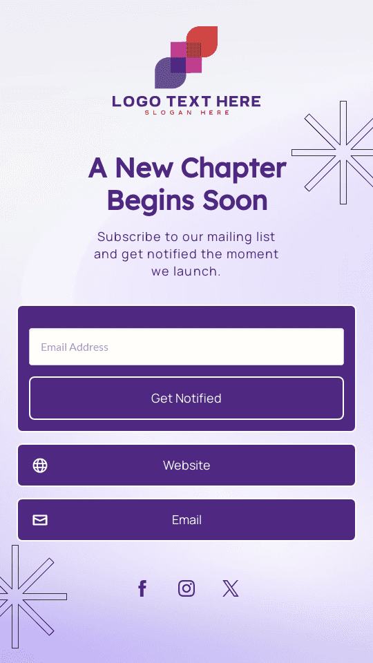 Modern Generic Launch Website