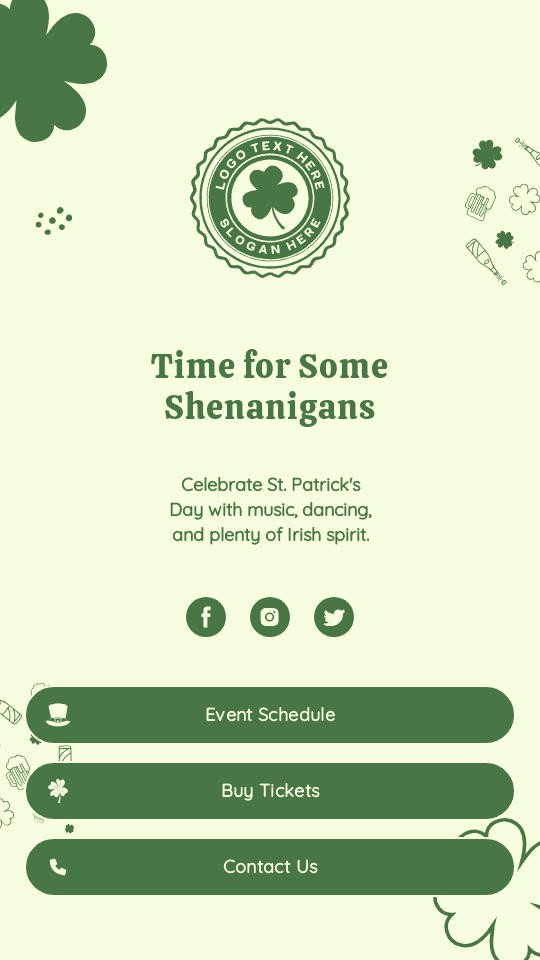 Thanksgiving Celebration Bio link template