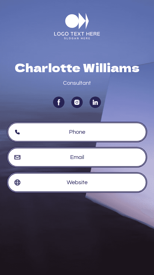 Generic Business Consultant Digital Business Card