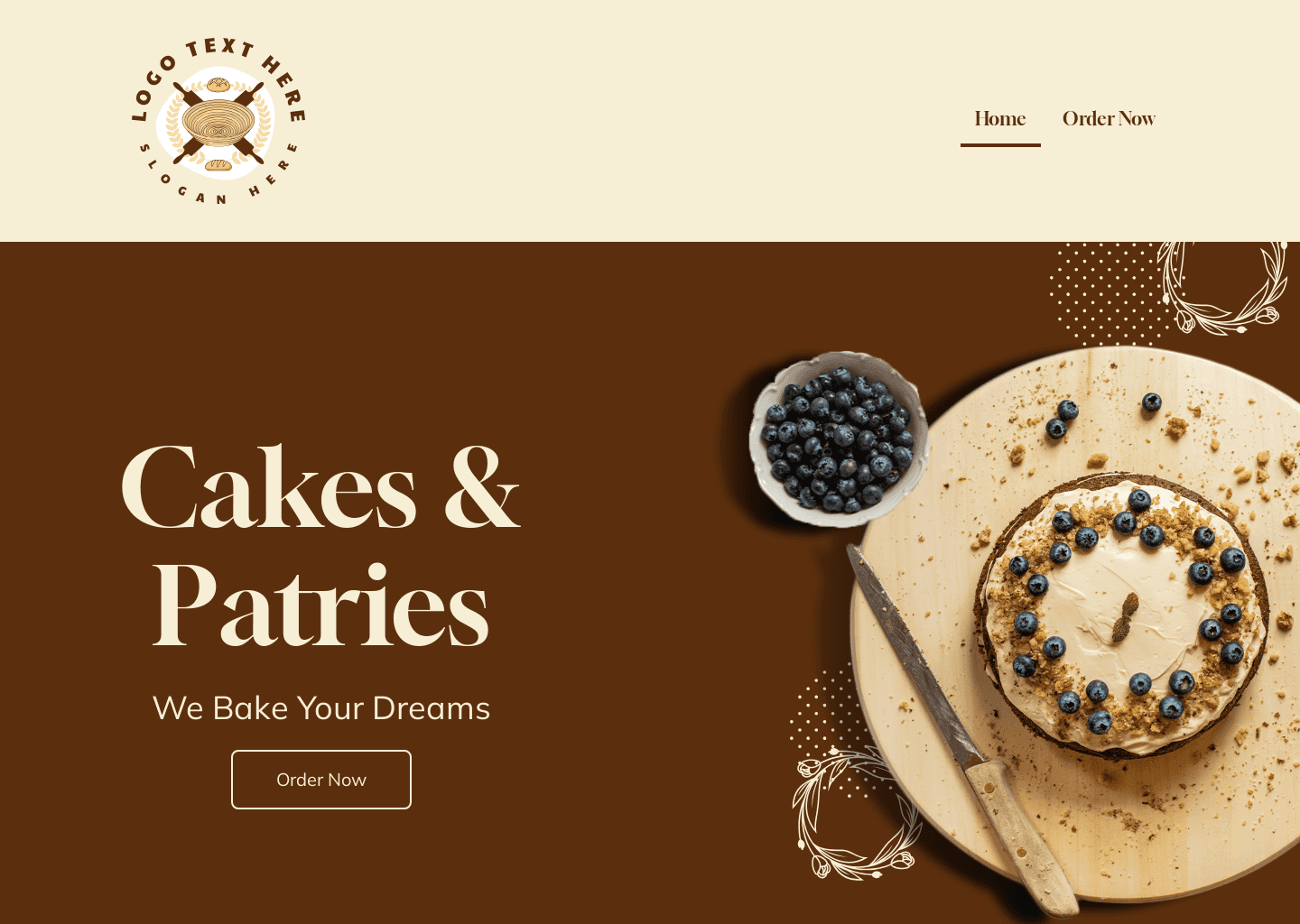 Cake Confectionary Bakery Website