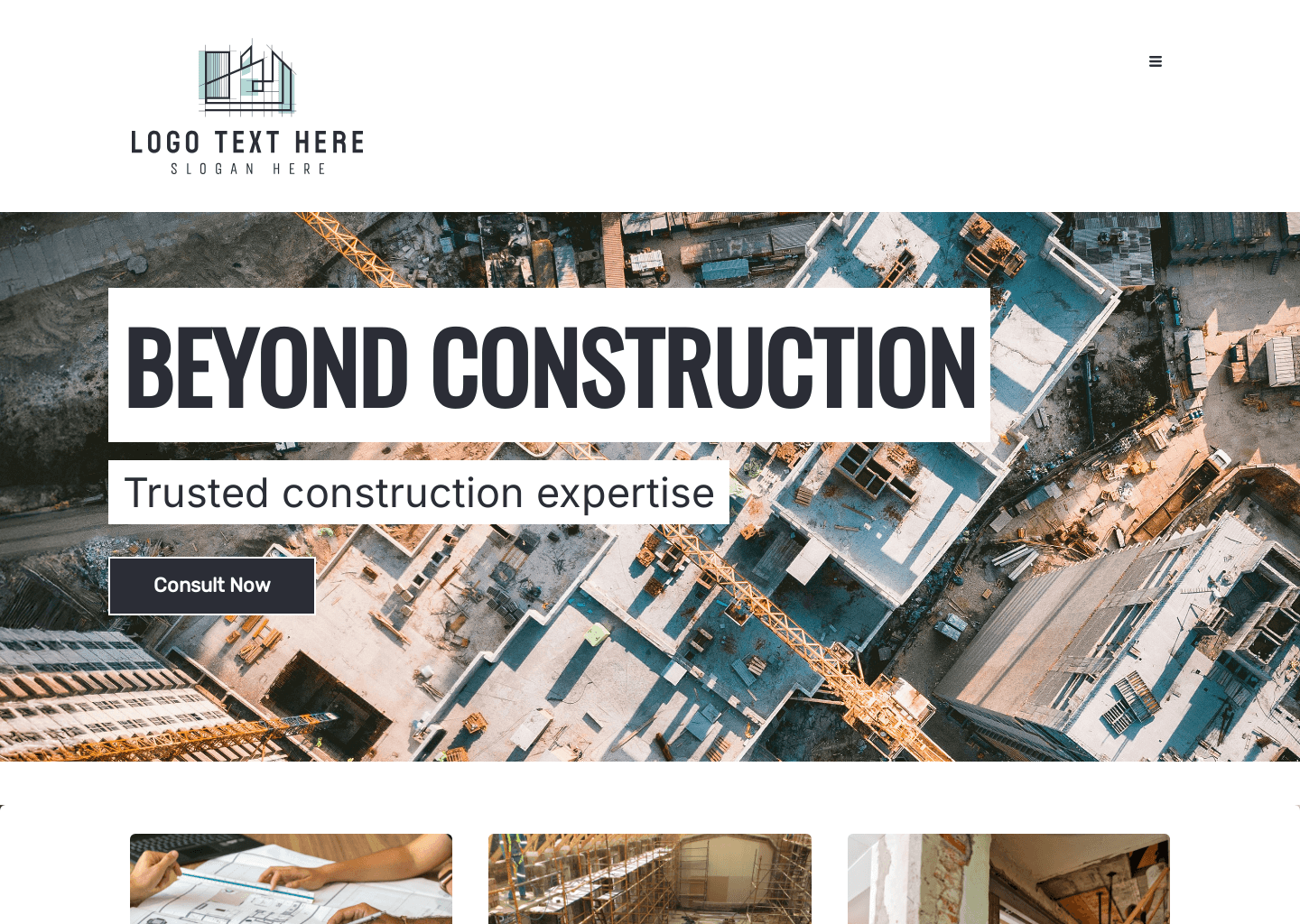 Construction Firm Website