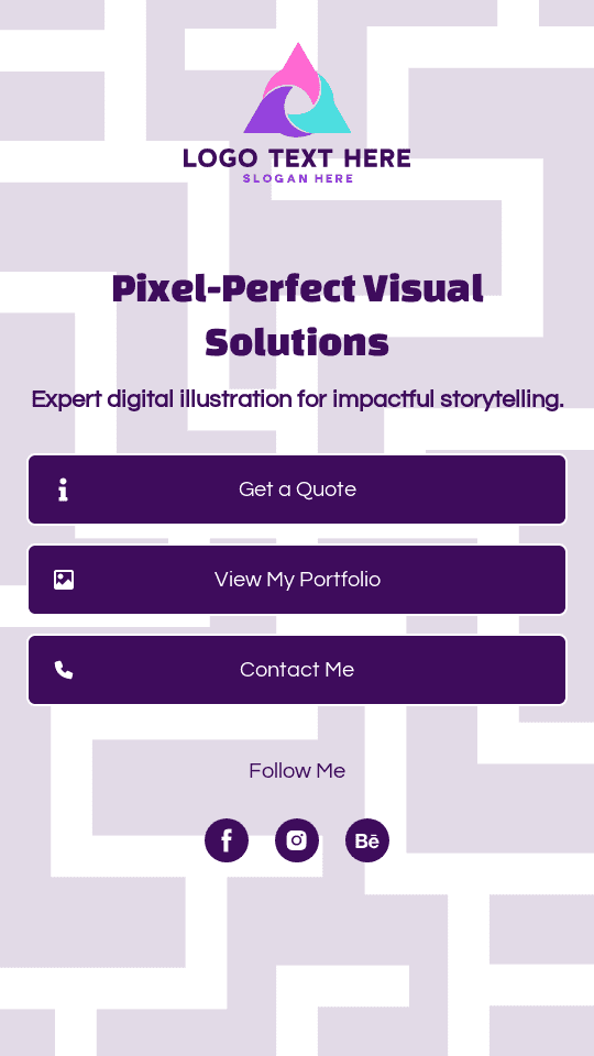 Digital Media Illustrator Link in Bio Preview