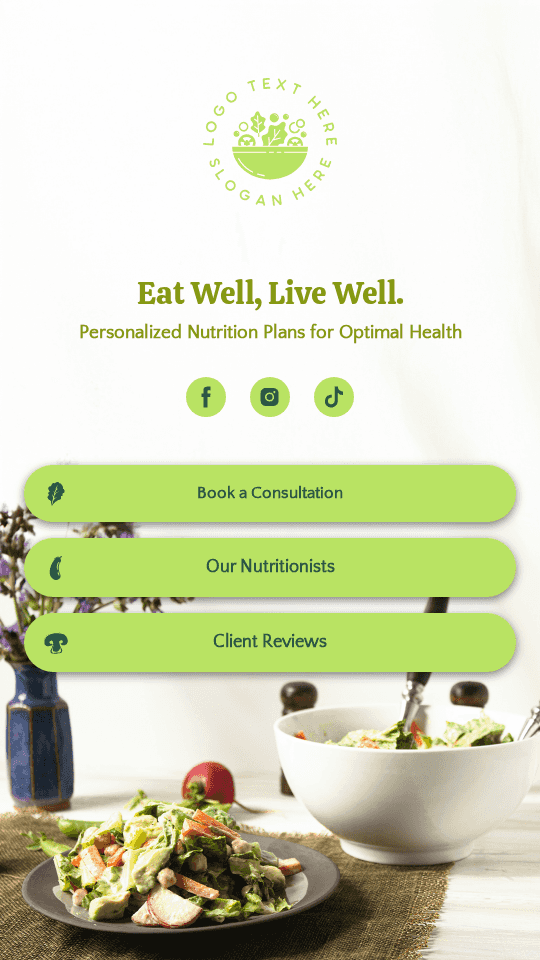 Healthy Food Dietician Link in Bio Preview