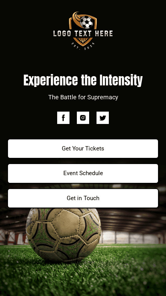 Sports Gear Shop Bio link template