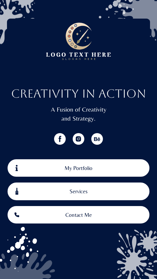 Creative Designer Portfolio Link in Bio Preview