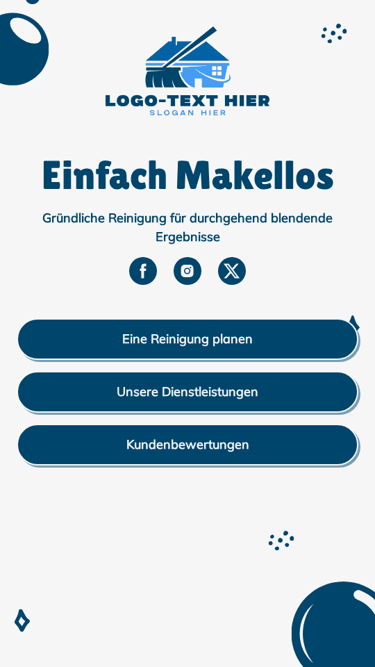 Reinigung Hausmeister Link in Bio
