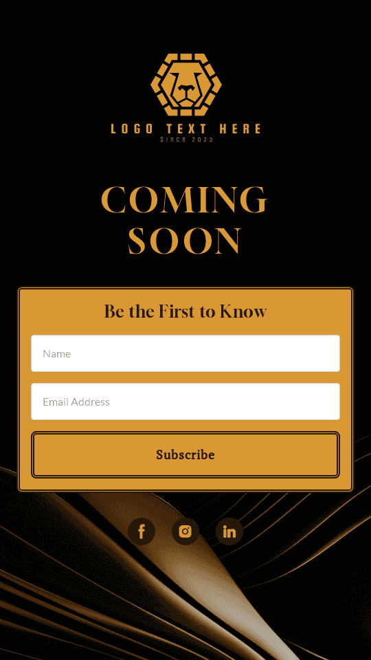 Professional Coming Soon Link in Bio Preview