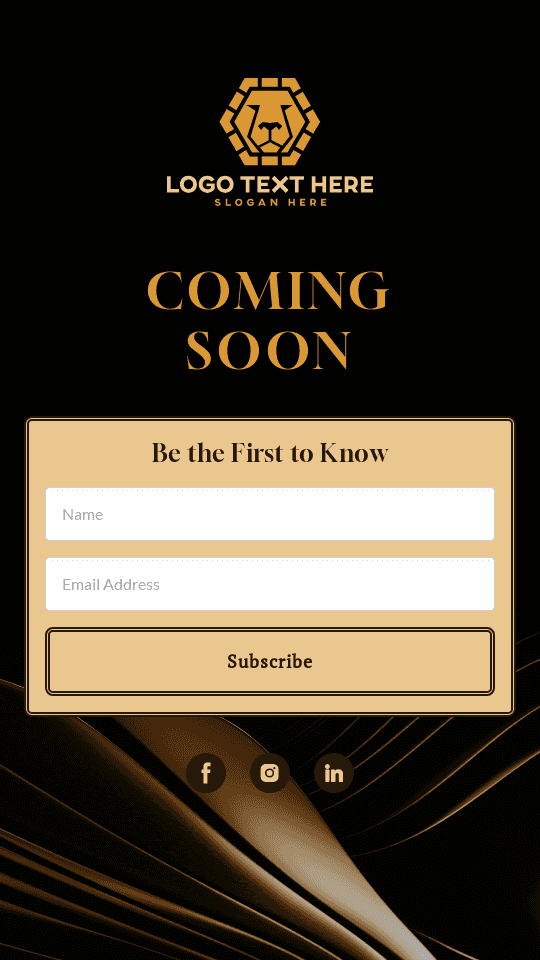 Professional Coming Soon Link in Bio Preview