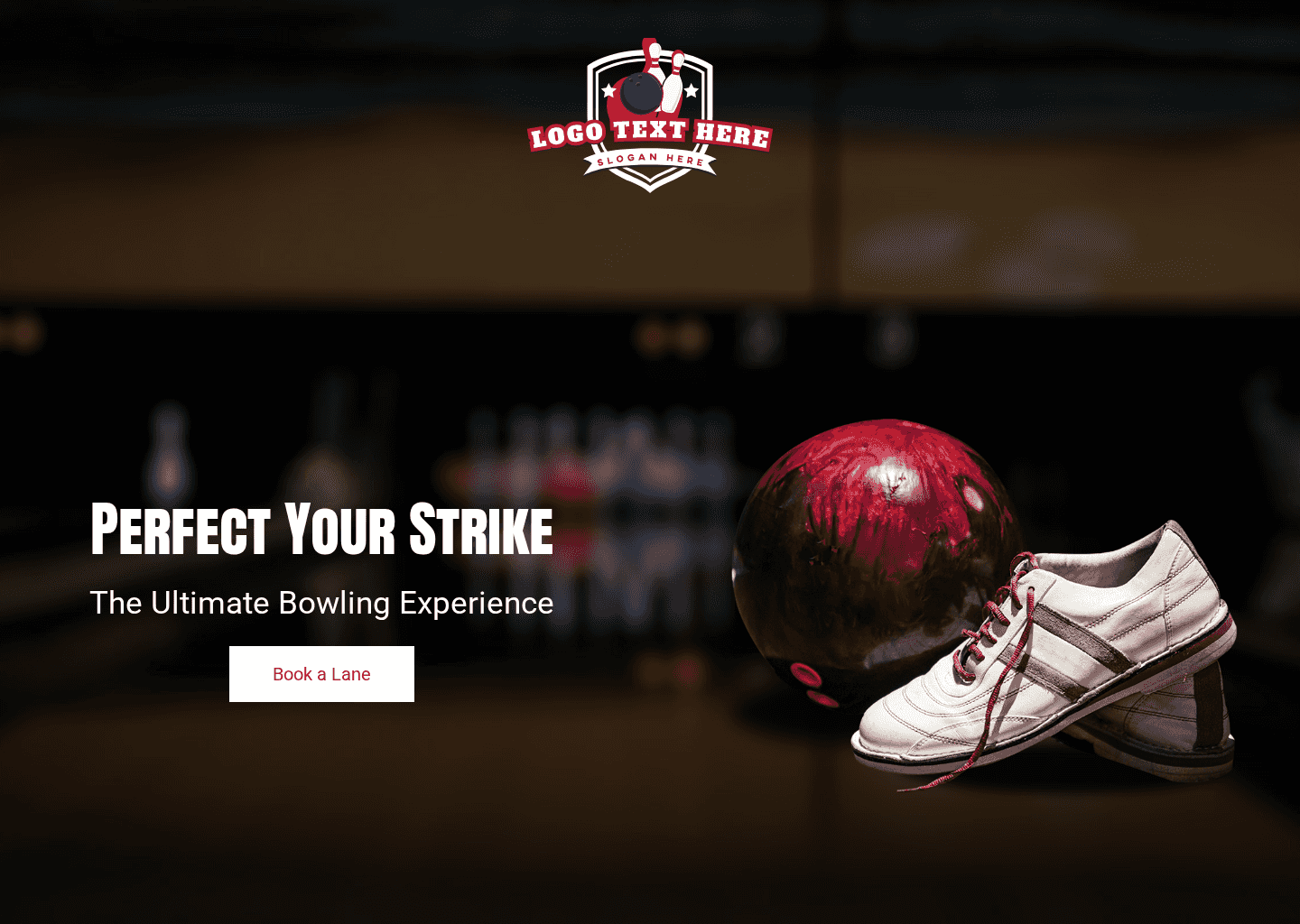 Bowling Sports Zone Website Preview
