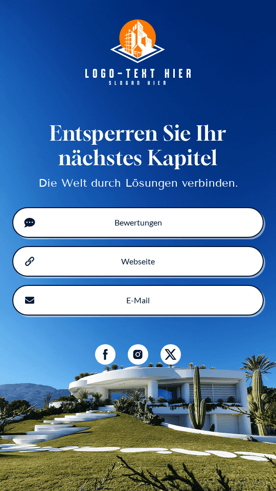 Einfache Immobilien Link in Bio