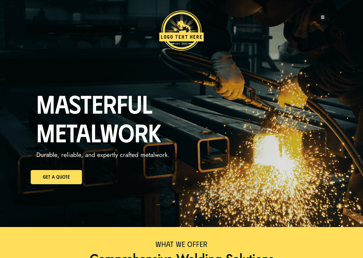 Expert Welding Services Website
