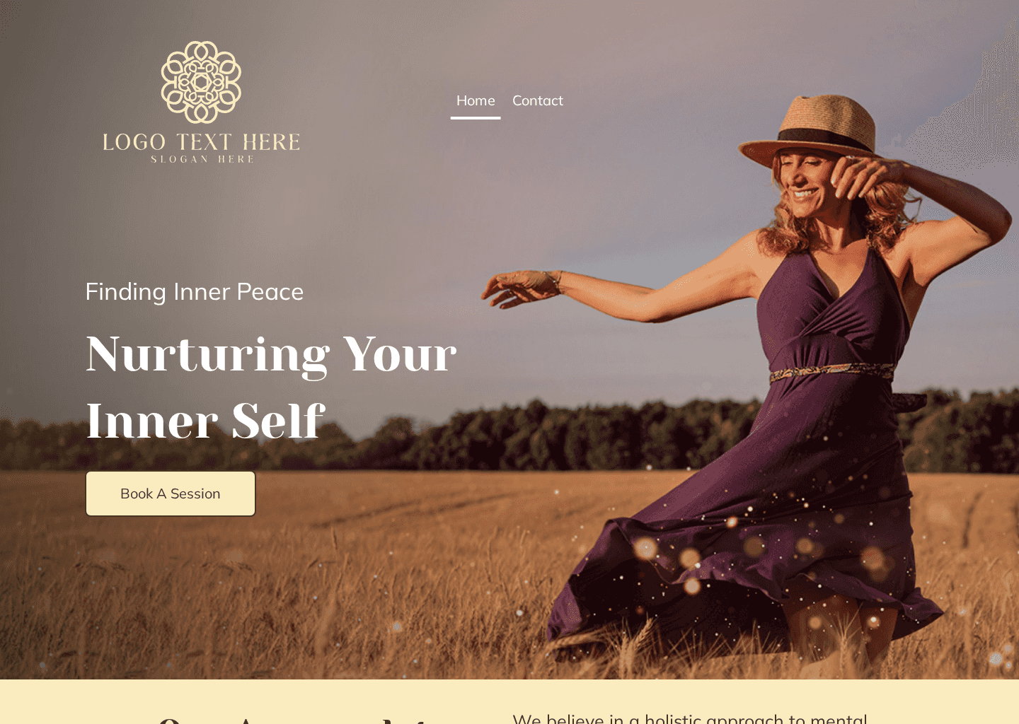 Mental Health Therapy Website Preview