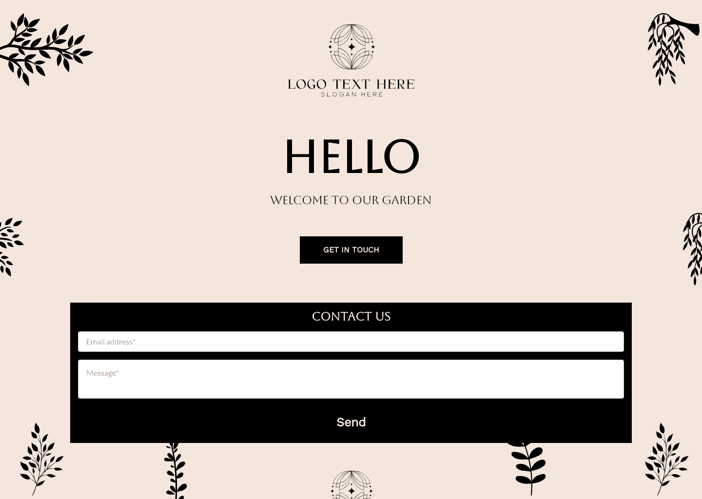 Garden Plant Website Preview