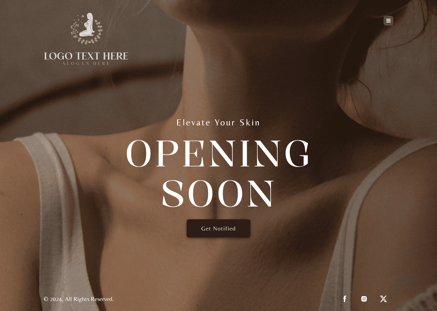 Skincare Clinic Launch Website Preview