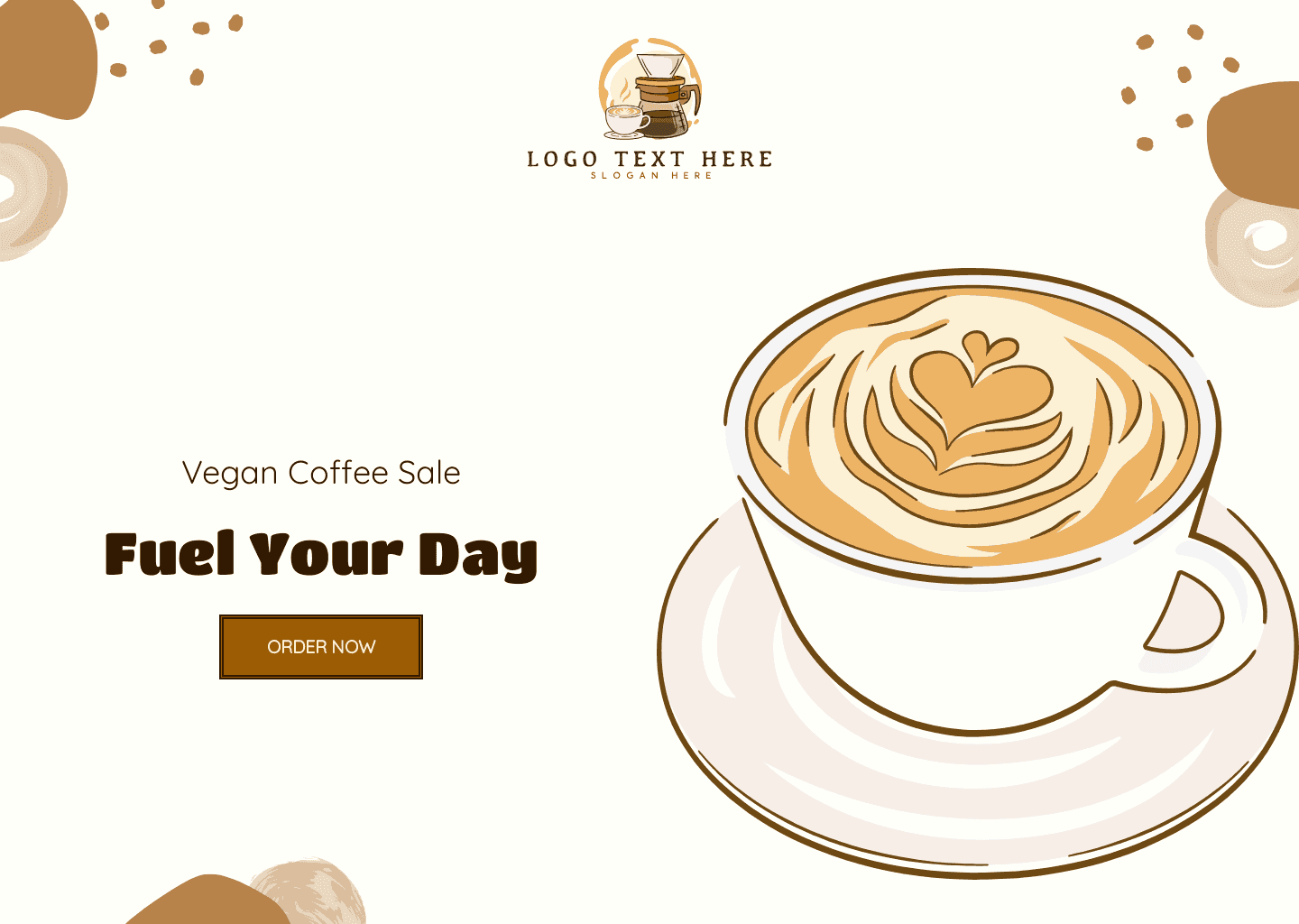 Vegan Coffee Sale Website Preview