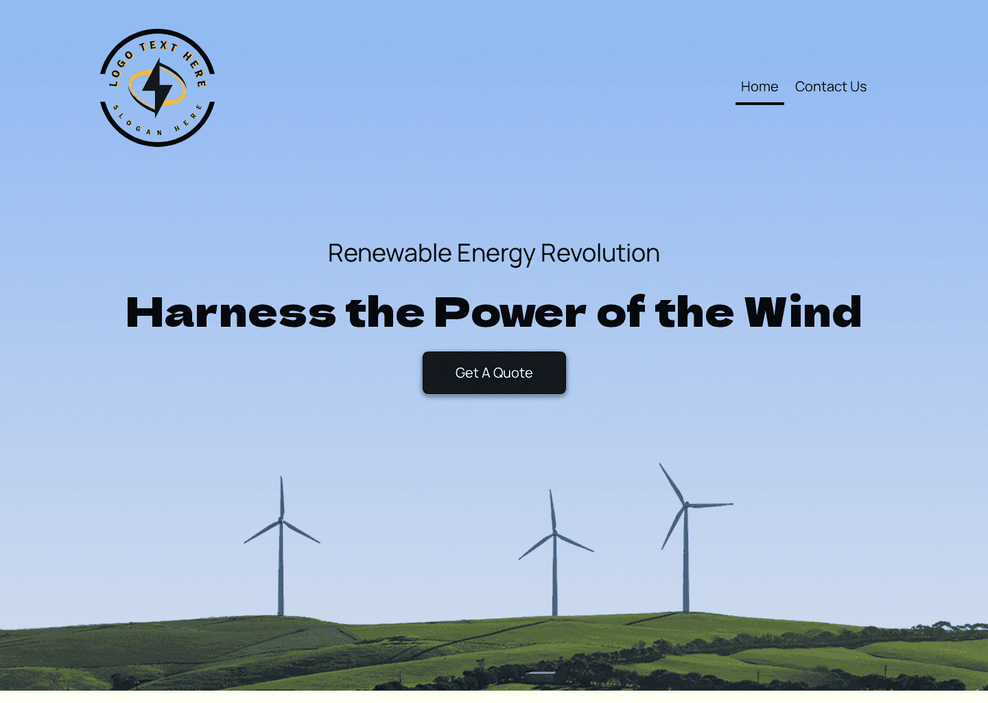 Wind Power Systems Website Preview