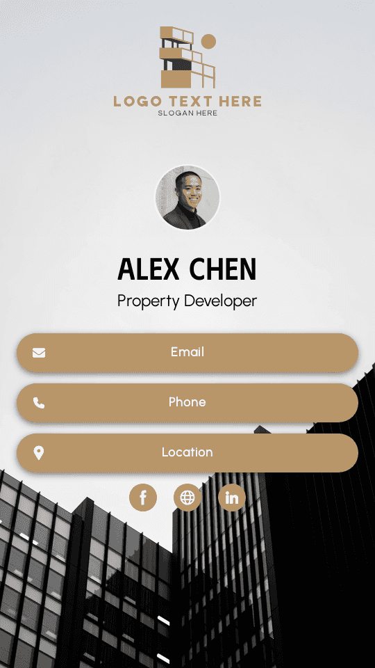 Property Developer Digital Business Card