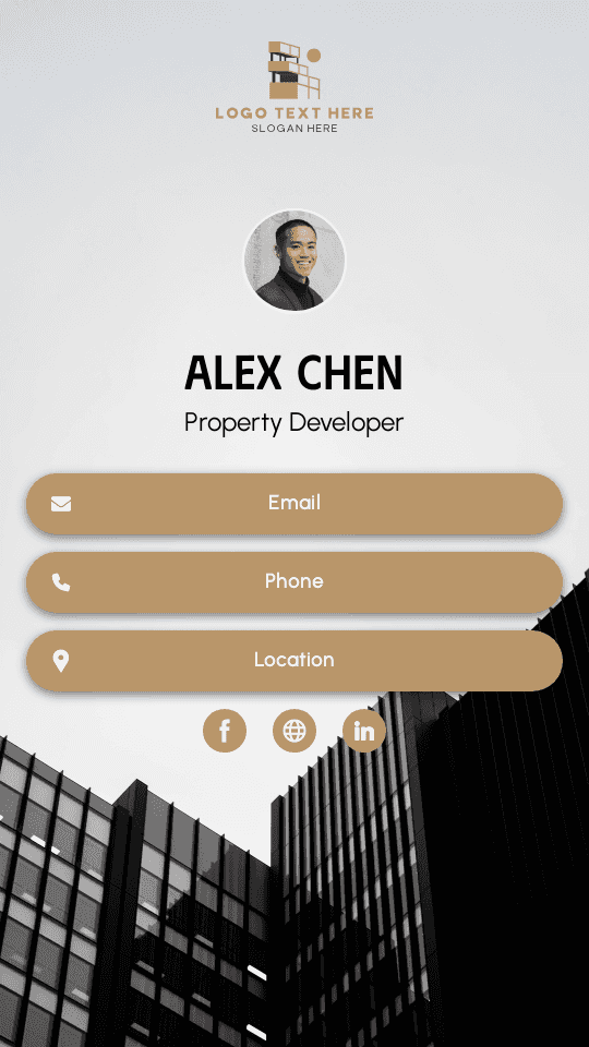 Property Developer Digital Business Card