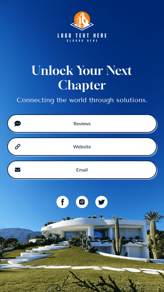 Simple Real Estate Link in Bio Preview