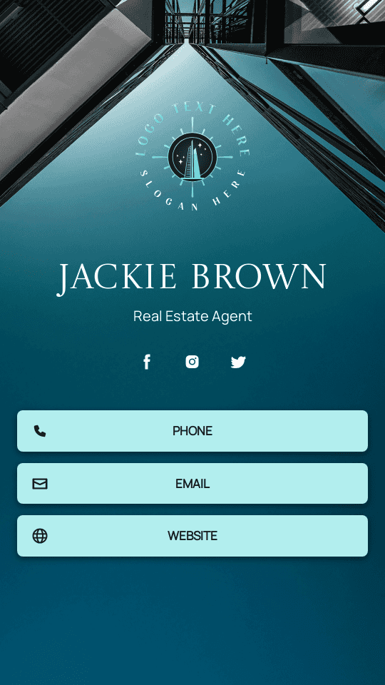 Real Estate Realtor Digital Business Card