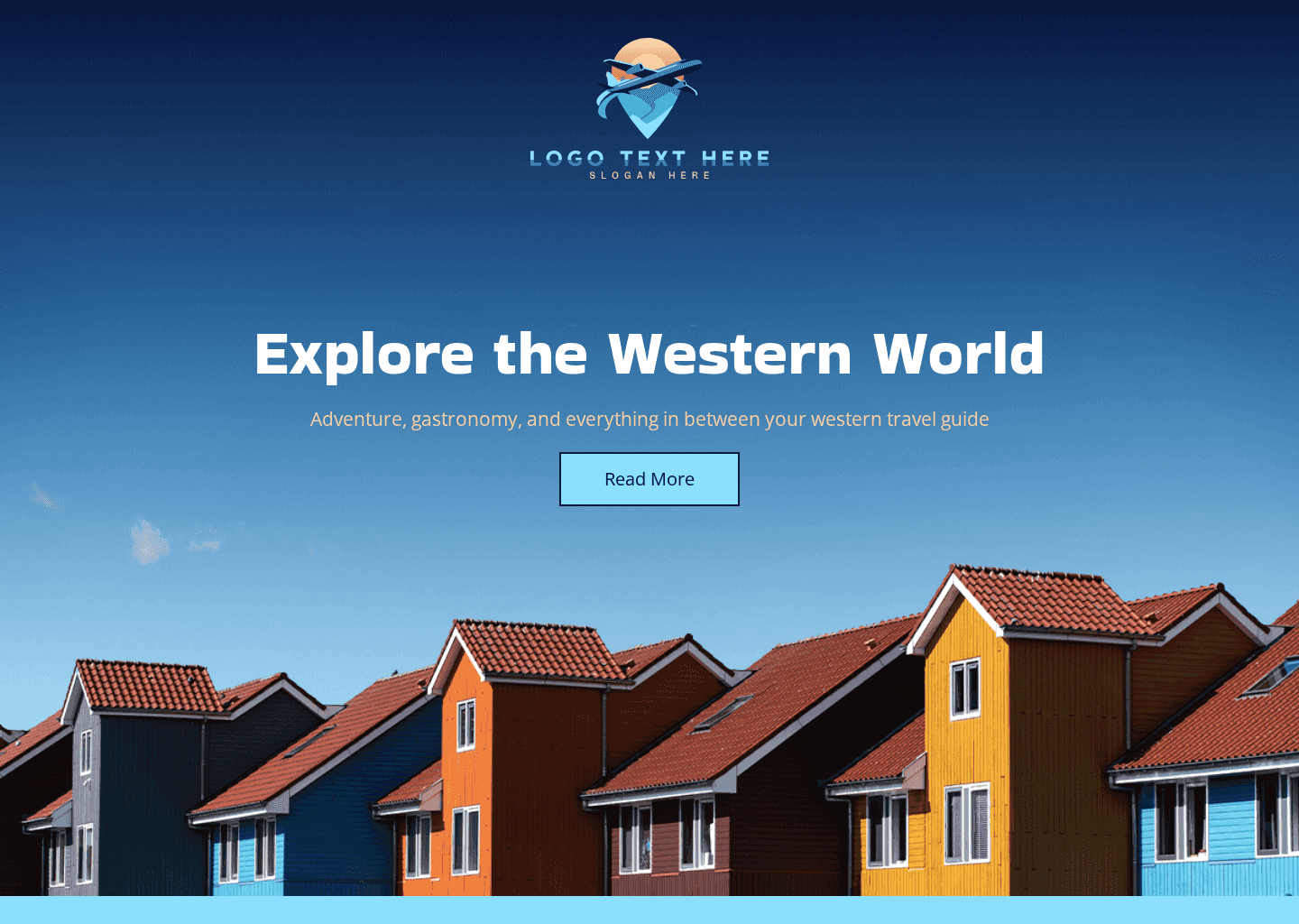 Western Destination Blog Website Preview