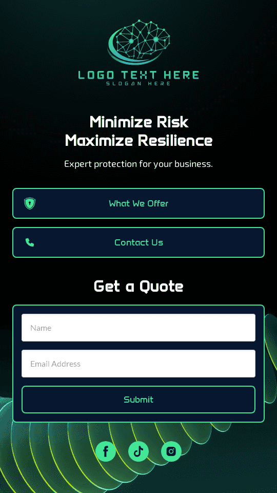 Digital Cybersecurity Service Website