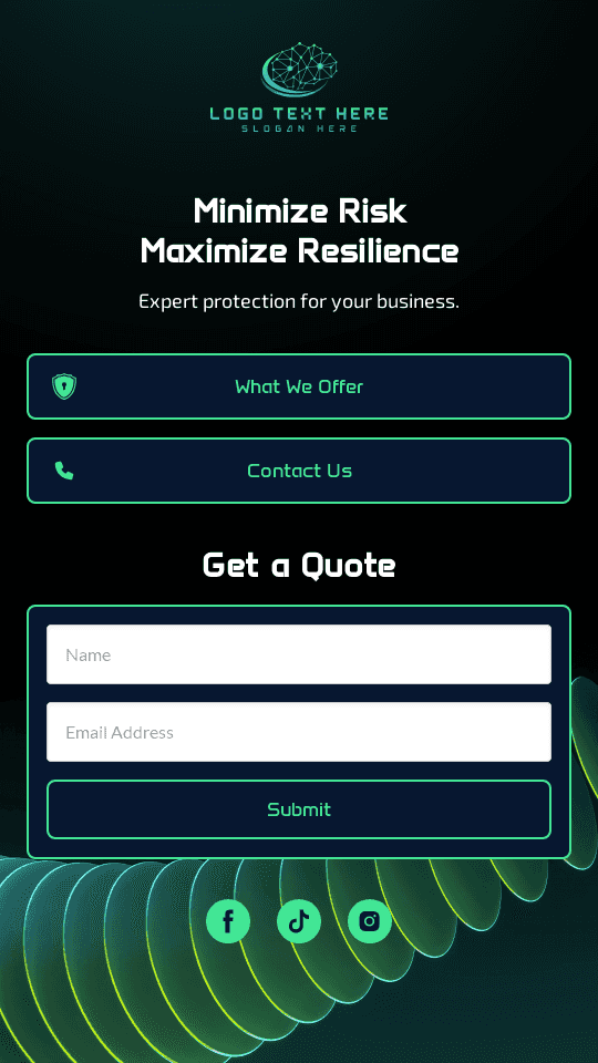 Digital Cybersecurity Service Link in Bio Preview