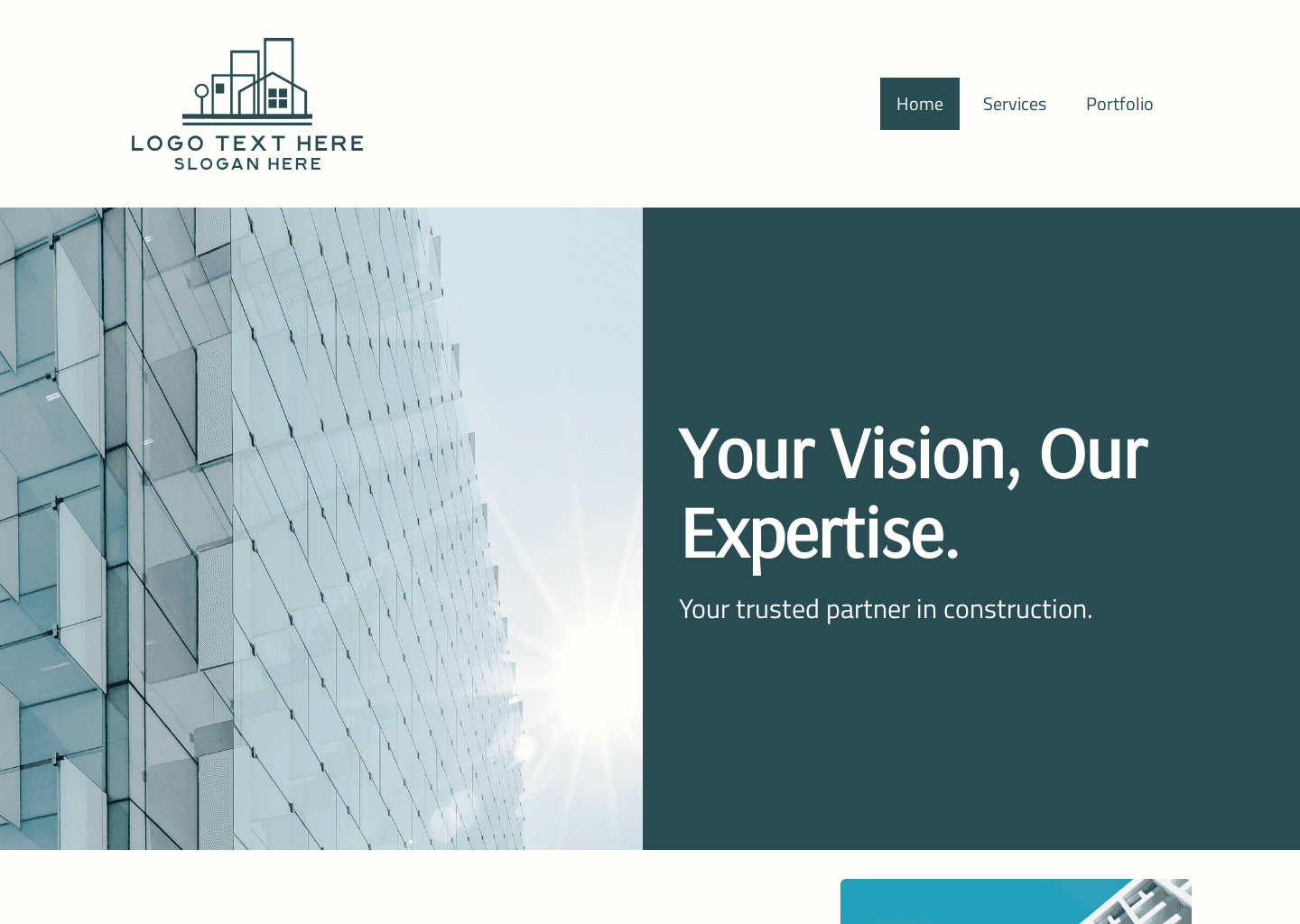 Construction Business Professional Website
