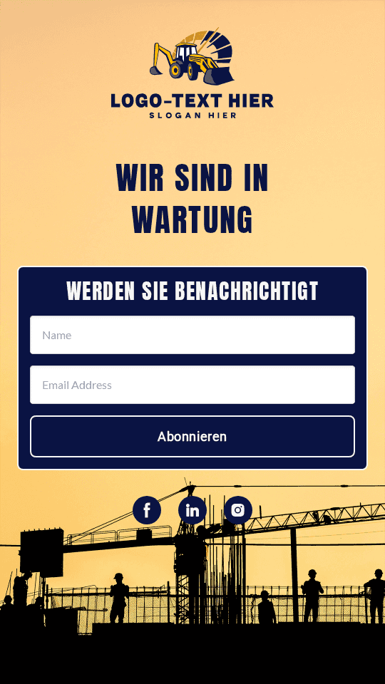 Allgemein in Wartung Link in Bio