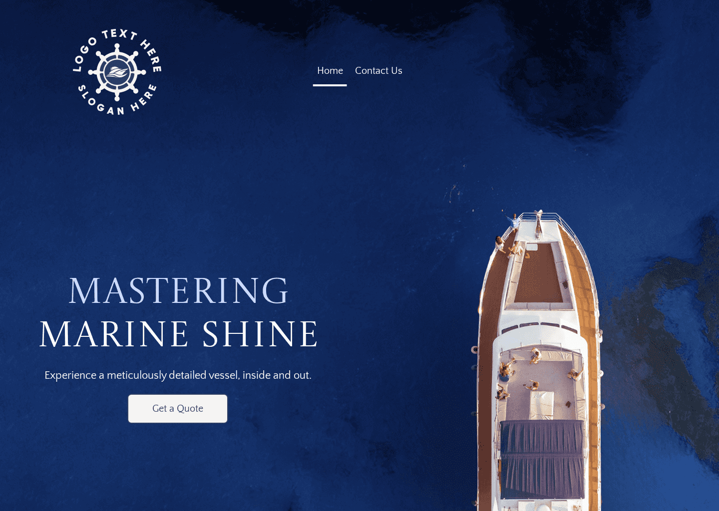 Watercraft Detailing Service Website Preview