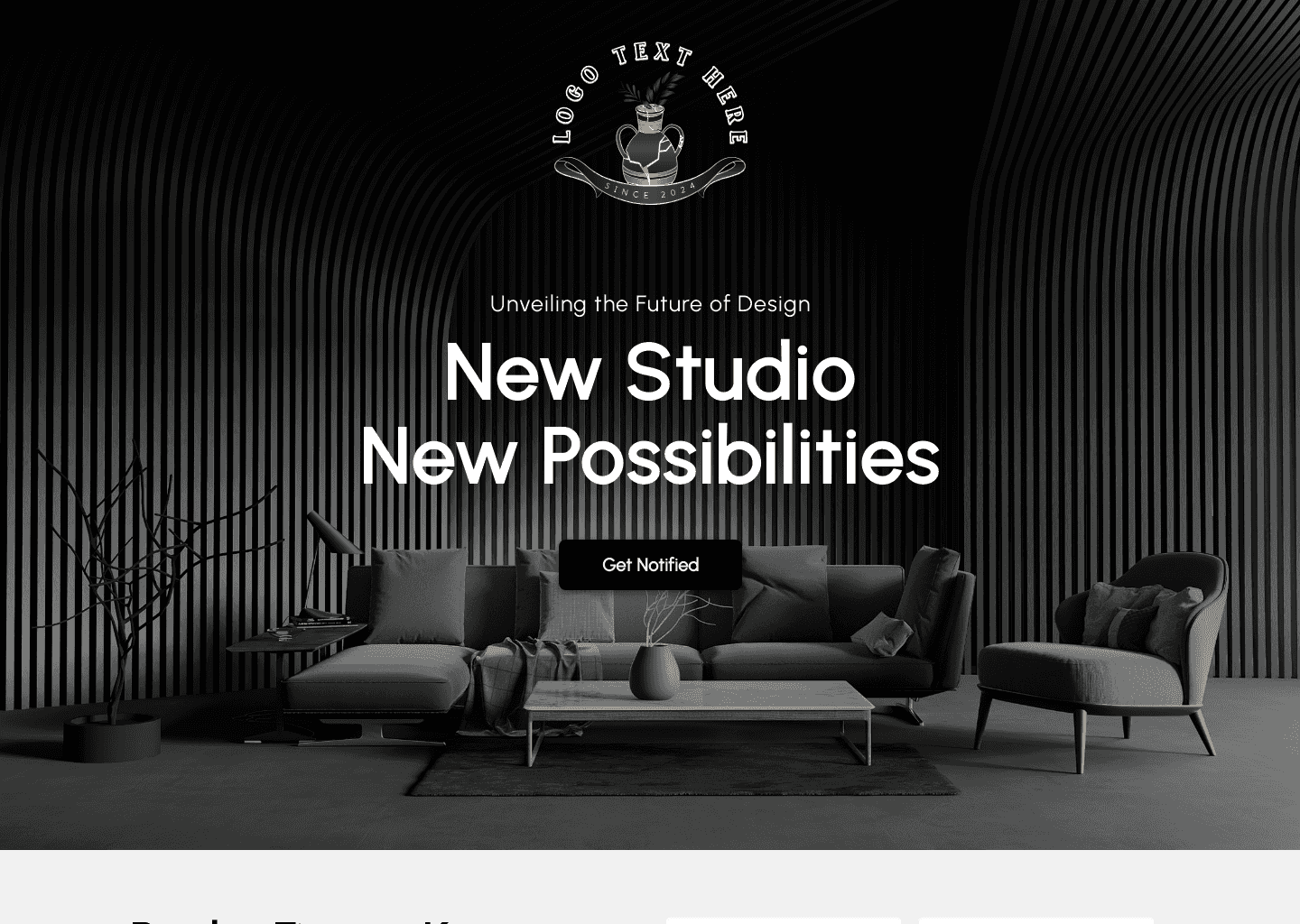 Furniture Showroom Launching Website
